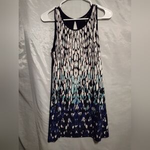 Banana Republic Black and White Graphic Dress